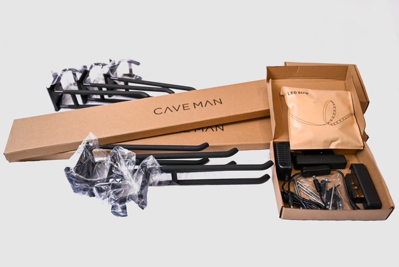 Load image into Gallery viewer, Cave Man rail kit - actually hold your stuff
