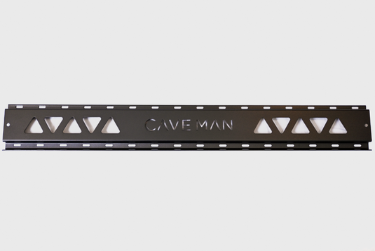 Cave Man rail close up single - holds your things solid